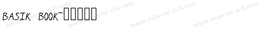 basik book字体转换